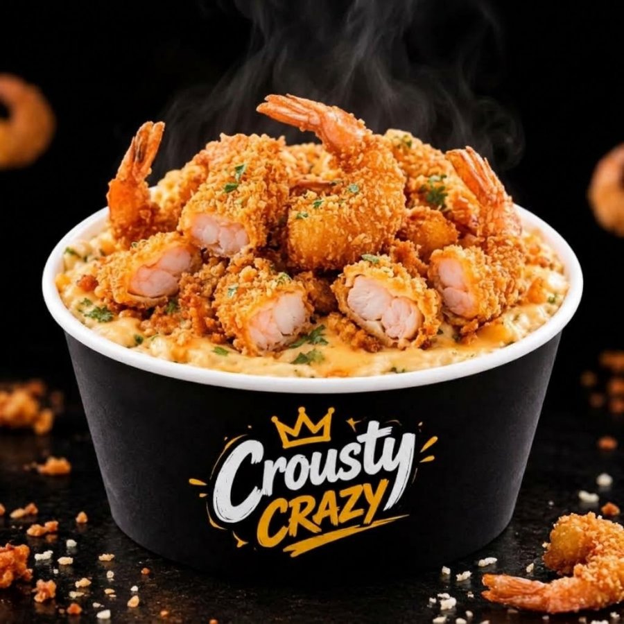 Tasty Crousty crevette frit Sauce Blanche